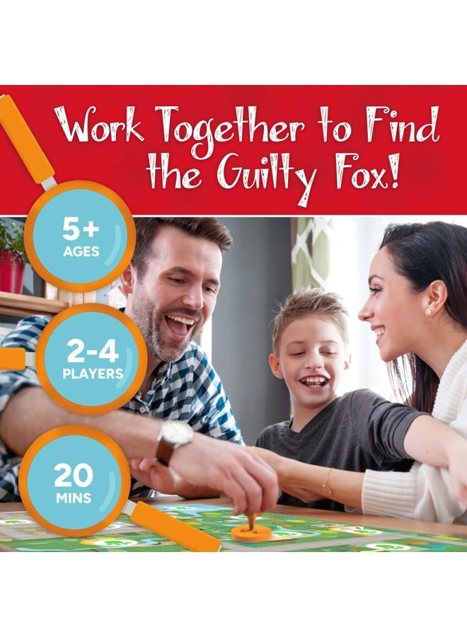 Gamewright OUTFOXED, A CLASSIC WHO DUNNIT GAME FOR PRESCHOOLERS, 4 players - Image 2